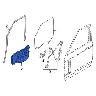 Land Rover OE - Front Right Door Panel Carrier