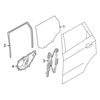 Land Rover OE - Rear Door - Glass & Hardware