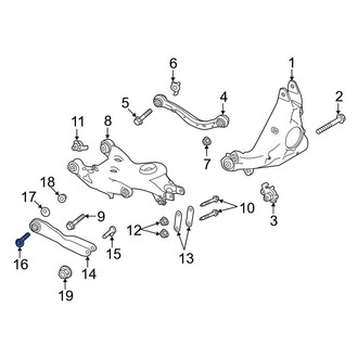 Land Rover OE - Alignment Camber Adjusting Eccentric Bolt