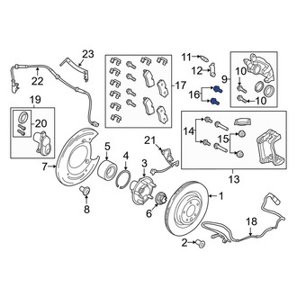 Land Rover OE - Disc Brake Caliper Anchor Plate Bolt