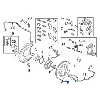 Land Rover OE - Disc Brake Rotor Bolt