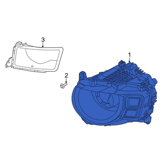 Land Rover OE - Front Left Headlight Assembly