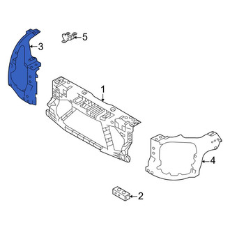 Land Rover OE - Front Right Radiator Support Side Panel