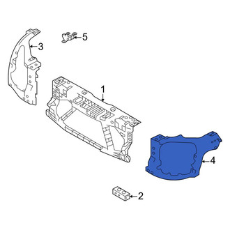 Land Rover OE - Front Left Radiator Support Side Panel