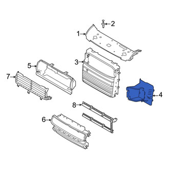 Land Rover OE - Front Left Radiator Support Air Duct
