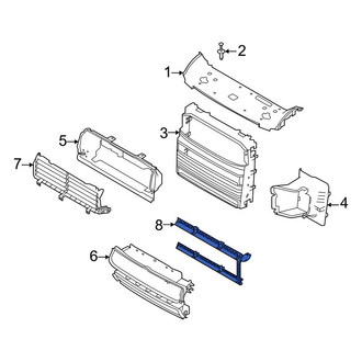 Land Rover OE - Front Radiator Support Air Deflector Actuator