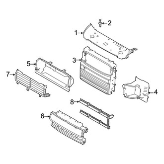 Land Rover OE - Radiator Support - Air Deflector