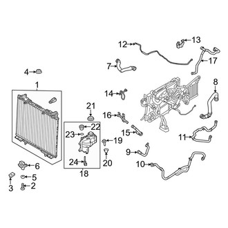 Land Rover OE - Cooling - Radiator & Components (2.0L)