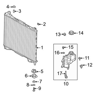 Land Rover OE - Cooling - Radiator & Components (Primary), (3.0L)