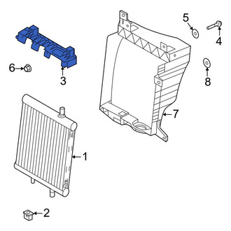 Land Rover OE - Front Left Upper Radiator Support Air Deflector