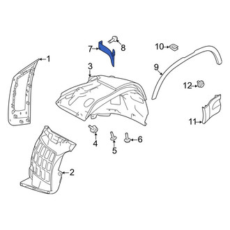 Land Rover OE - Left Fender Liner Support Bracket