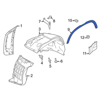 Land Rover OE - Front Right Wheel Arch Molding