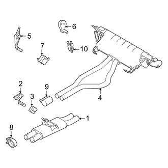 Land Rover OE - Exhaust System - Exhaust Components (5.0L)