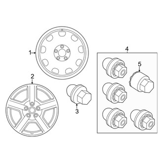 Land Rover OE - Wheels (18"), (S / V8 / V8 Carpathian Edition / X / X-Dynamic HSE / X-Dynamic S / X-Dynamic SE)