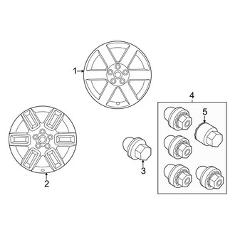 Land Rover OE - Wheels (19"), (S / V8 / V8 Carpathian Edition / X / X-Dynamic HSE / X-Dynamic S / X-Dynamic SE)