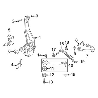 Land Rover OE - Front Suspension - Suspension Components (18"/19" Wheels)