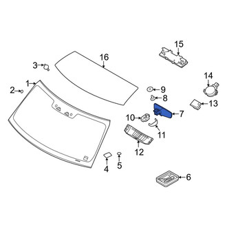 Land Rover OE - Front Interior Rear View Mirror