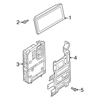 Land Rover OE - Instrument Panel - Sound System (Display & Amplifier)