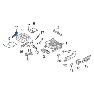Land Rover OE - Front Left Inner Seat Trim Panel