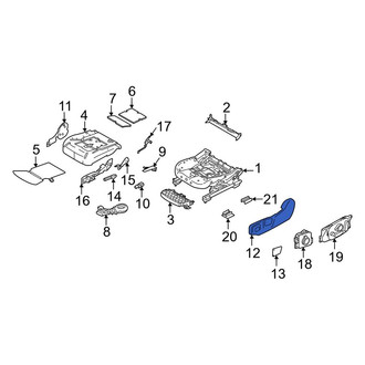 Land Rover OE - Front Left Outer Seat Trim Panel