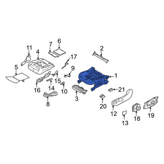 Land Rover OE - Rear Right Seat Frame