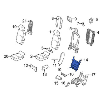 Land Rover OE - Front Lower Center Seat Frame