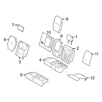 Land Rover OE - Seats & Tracks - Second Row Seats (60% Seat, 60/40 Seats, Cushions & Covers)