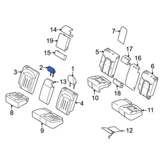 Land Rover OE - Center Outer Headrest