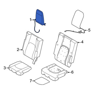 Land Rover OE - Center Left Headrest