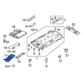Land Rover OE - Front Left Sun Visor