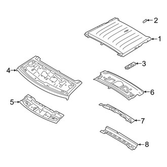 Land Rover OE - Roof & Components (Panoramic Roof), (Base / S / SE / V8 / V8 Carpathian Edition / X / X-Dynamic HSE / X-Dynamic SE / XS Edition)