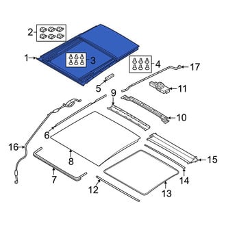 Land Rover OE - Sunroof Frame