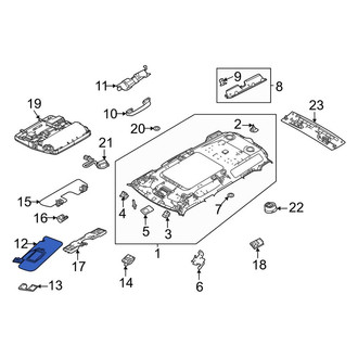 Land Rover OE - Front Left Sun Visor