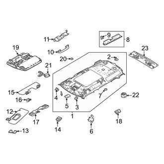 Land Rover OE - Roof - Interior Trim (Panoramic Roof)