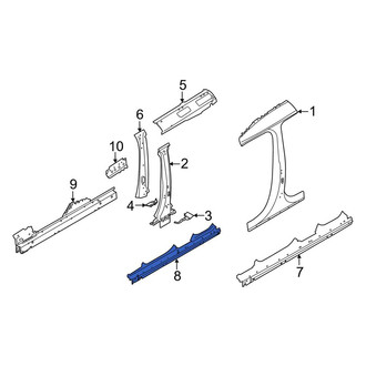Land Rover OE - Left Rocker Panel Reinforcement