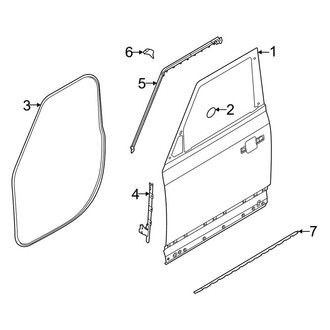 Land Rover OE - Front Door - Door & Components