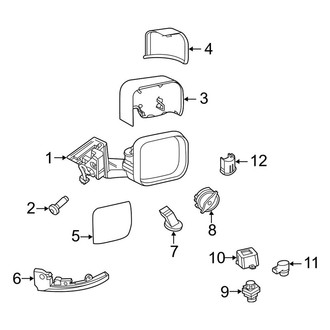 Land Rover OE - Front Door - Outside Mirrors