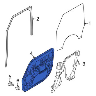 Land Rover OE - Front Left Door Panel Insulation