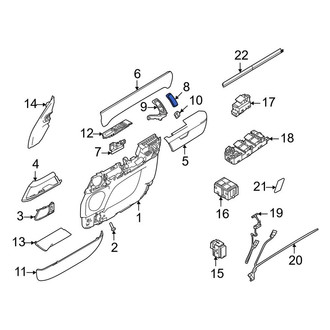 Land Rover OE - Front Right Door Panel Handle Cover