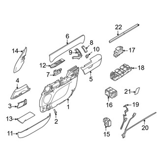 Land Rover OE - Front Door - Interior Trim