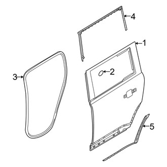 Land Rover OE - Rear Door - Door & Components