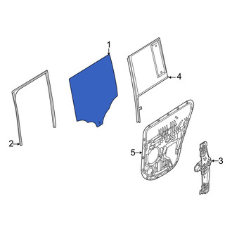 Land Rover OE - Center Right Door Glass