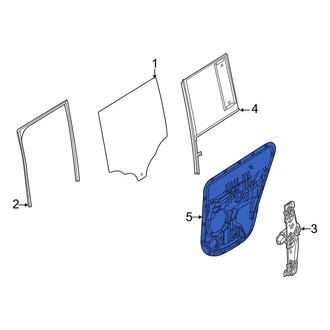 Land Rover OE - Front Right Door Panel Insulation