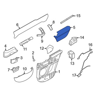 Land Rover OE - Center Left Door Armrest