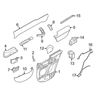 Land Rover OE - Rear Door - Interior Trim
