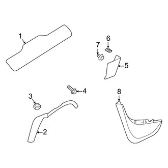 Land Rover OE - Quarter Panel - Exterior Trim (Base / First Edition / S / X-Dynamic S)