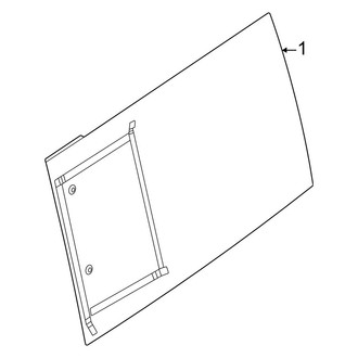 Land Rover OE - Quarter Panel - Glass (Base / S / V8 / V8 Carpathian Edition / X-Dynamic HSE / X-Dynamic S / X-Dynamic SE 2 Doors)