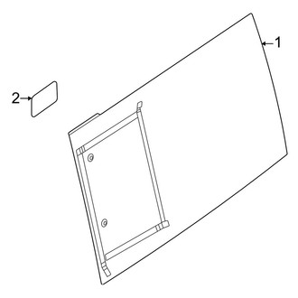 Land Rover OE - Quarter Panel - Glass