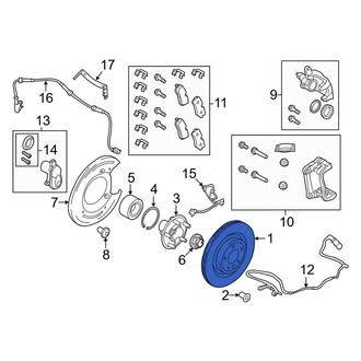 Land Rover OE - Rear Disc Brake Rotor