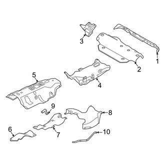 Land Rover OE - Rear Body & Floor - Under Cover & Splash Shields